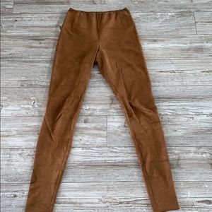 Wilfred faux suede leggings